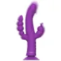 Preview: Casanova Vibrator Rabbit Silikon Triple Engine Purple – Intense