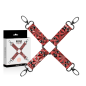 Preview: Hog Krawatte Veganes Leder | Begme Red Edition
