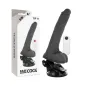 Preview: Realistischer Vibrator Schwarz 19cm | Basecock