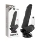 Preview: Beweglicher Vibrator Mit Fernbedienung Schwarz 21cm | Basecock