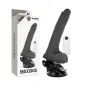Preview: Beweglicher Vibrator Mit Fernbedienung Schwarz 18,5cm | Basecock