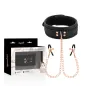 Preview: Black collar with chains and clips, packaging in the background.