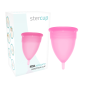 Preview: Menstruations Cup Grösse L Rosa | Stercup