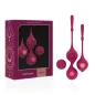 Preview: Red bowling balls with a heart design next to a decorative package.