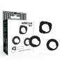 Preview: Penisringe 3er Set Schwarz – Addicted Toys