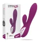 Preview: Purple vibrator with USB charging cable and packaging, brand "cover me", model "taylor".
