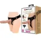 Preview: Harness Briefs Universal Harness Mit Dildo Jerry 21,8cm Natur – Pretty Love
