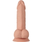 Preview: Schöne Begegnung Zebulon Realistischer Und Flexibler Dildo 19,4cm - Fleisch