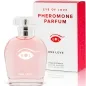 Preview: Perfume bottle "Eye of Love" with red label and packaging, fragrance "One Love", 50 ml Eau de Parfum.
