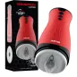 Preview: Red, cylindrical device with a grey opening, three buttons and packaging labeled "Dameron by Jamyjob".