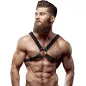 Preview: Kreuzbrustgeschirr Aus Öko Leder – Fetish Submissive