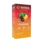 Preview: Verpackung von Control Fussion Kondomen mit Schokolade, Pfirsich und Minze Geschmacksrichtungen, 12 Stück.