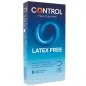 Preview: Verpackung von Control Latex Free Kondomen, blaues Design, 5 Stück, latexfrei, ultradünn, geruchlos.