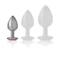 Preview: Anal Plug Metal Aluminum Heart N Pink S – Intense