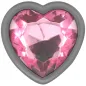 Preview: Anal Plug Metal Aluminum Heart N Pink S – Intense