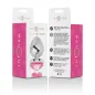 Preview: Anal plug aluminum pink heart M – Intense