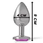 Preview: Aluminum anal plug pink heart L – Intense