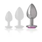 Preview: Aluminum anal plug pink heart L – Intense