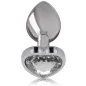 Preview: Weiss Heart Aluminium Analplug M – Intense