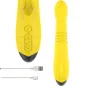 Preview: Toky Vibrator Up & Down with Clitoral Stimulation Yellow | Intense