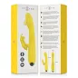 Preview: Toky Vibrator Up & Down with Clitoral Stimulation Yellow | Intense