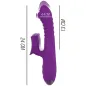 Preview: Iggy Vibrator Up & Down With Klit Stimu Purple | Intensive