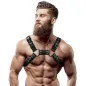 Preview: Verstellbares Bulldoggengurt Aus Öko Leder – Fetish Submissive