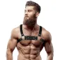Preview: Bulldog Brustgeschirr Aus Öko Leder Grösse M/L – Fetish Submissive