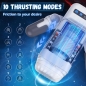 Preview: Game Cup Stossender Vibrationsmasturbator Mit Heizfunktion Und Mobiler Unterstützung Schwarz