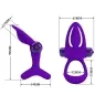 Preview: Vibrator Ring 10 Modes Purple Silicone – Pretty Love