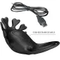 Preview: Ruben Vibrator Ring 7 Modes Black Silicone – Pretty Love