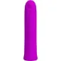 Preview: Purple, cylindrical vibrator with a smooth surface and a slightly wavy pattern at the tip.