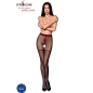 Preview: Tiopen 019 Strumpf Schwarz / Rot 1/2 (20 Den) | Passion