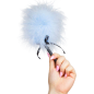 Preview: Hellblauer Marabou Federkitzler | Secretplay