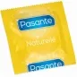Preview: Yellow condom packet of the brand Pasante with the inscription "Naturelle".