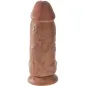 Preview: Chubby Realistischer Penis 23cm Karamell – King Cock