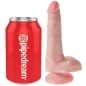 Preview: Realistischer Penis Mit Eier 13,5cm Leicht – King Cock