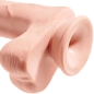 Preview: Realistischer Penis Mit 3d Kugeln 24,8cm Licht | King Cock