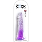 Preview: Realistischer Penis 19,7cm Lila | King Cock