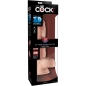 Preview: Realistischer Penis Mit Eier 19,4cm Leicht | King Cock