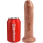 Preview: Ungeschnittener Realistischer Penis 17,8cm Karamell | King Cock