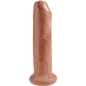 Preview: Ungeschnittener Realistischer Penis 17,8cm Karamell | King Cock