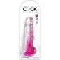 Preview: Realistischer Penis Mit Eier 16,5cm Rosa – King Cock