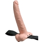 Preview: Verstellbares Gurt Realistischer Penis Mit Wiederaufladbaren Bällen Und Vibrator 23cm | Fetish Fantasy