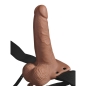 Preview: Gurt Mit Vibrator Penis Und Hoden Wiederaufladbar 15cm | Fetish Fantasy