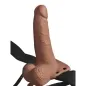 Preview: Gurt Mit Vibrator Penis Und Hoden Wiederaufladbar 15cm – Fetish Fantasy