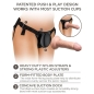 Preview: Verstellbares Gurt Für Anfänger Mit Dildo 15,2cm | King Cock
