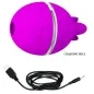 Preview: Gemini Ball Lila Runder Vibrator Aus Silikon – Pretty Love