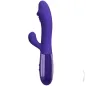 Preview: Purple vibrator with two arms, ergonomic design, smooth surface, for intimate use.