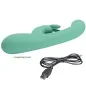 Preview: Lamar Rabbit Vibrator Green | Pretty Love